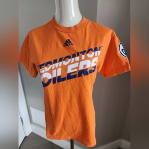 Orange Edmonton Oilers Tshirt